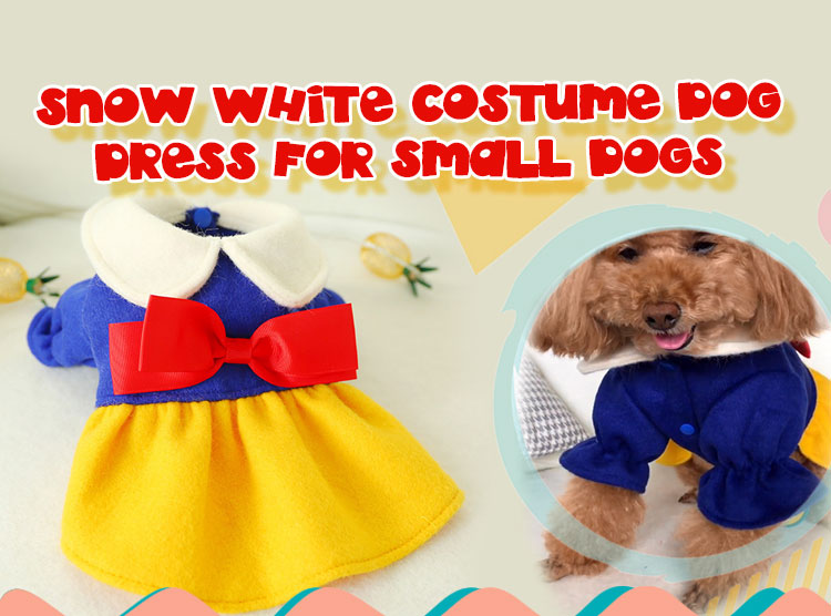 snow white dog costume